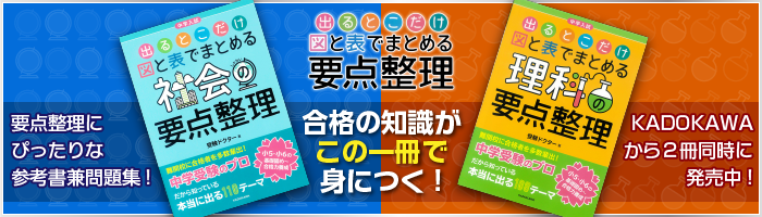 出るとこだけ図と表でまとめる 理科・社会の要点整理