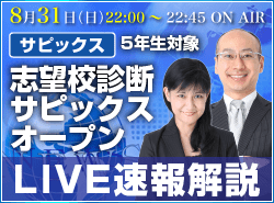 サピックス・四谷大塚・日能研 テスト当日ライブ速報解説