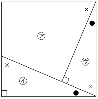 正方形　別の形　5