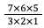 7×6×5 / 3×2×1