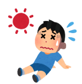 熱中症の男の子