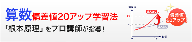 算数偏差値20アップ学習法