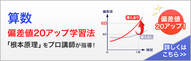 算数偏差値20アップ学習法