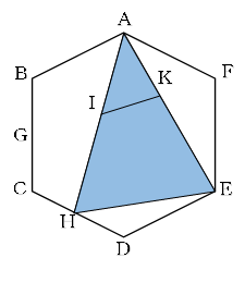 三角形ＡＩＫの面積