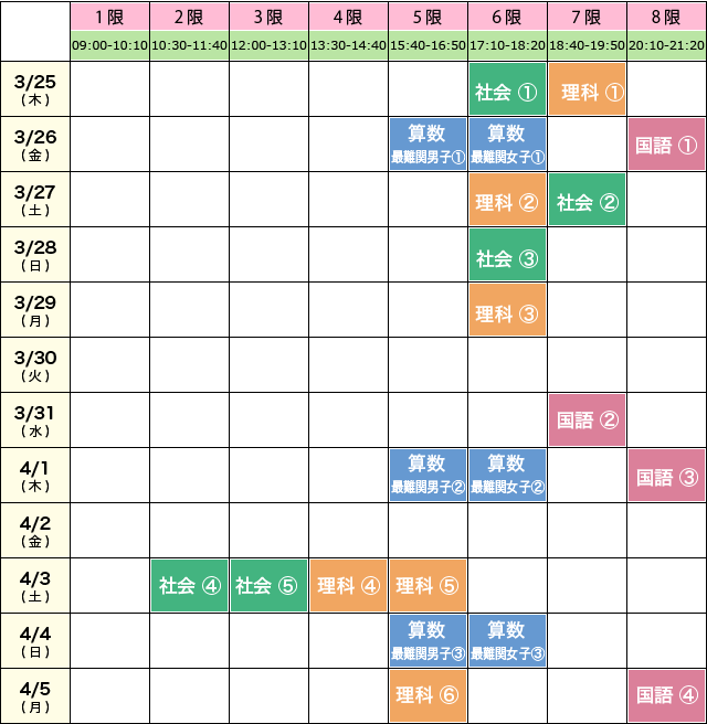 schedule.gen6.group