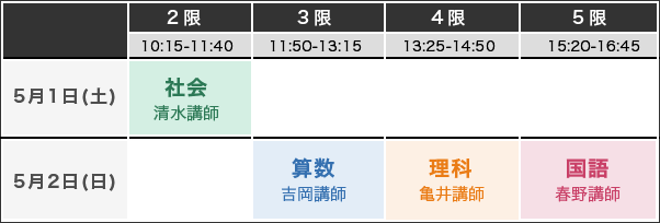 schedule.kaisei